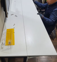상판접이식 붙박이탁자