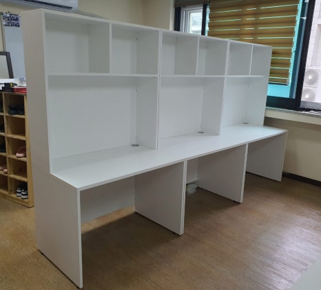 연구실 전용 공간활용 일체형책상