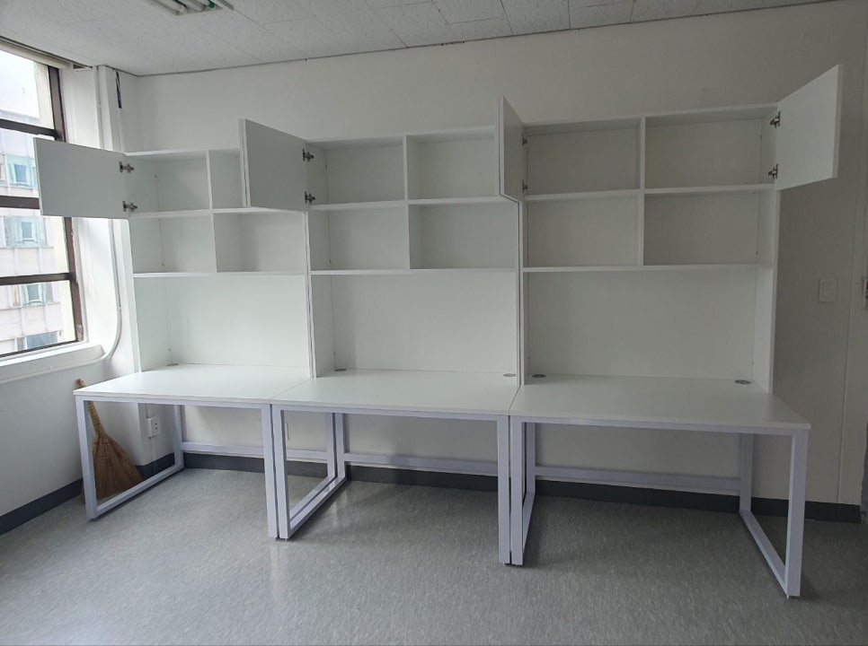 연구실 전용 공간활용 집중력 시스템 일체형 책상