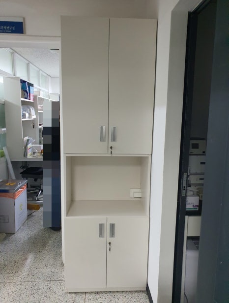 연구실 전용 공간활용 시스템 하부 철제프레임 일체형책상