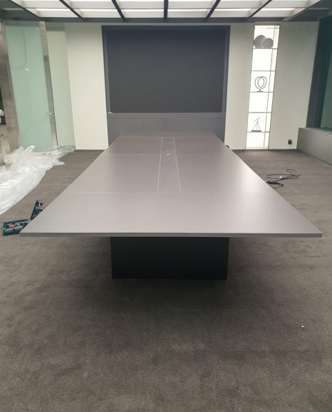 빅사이즈 하부 철제 박스형 대회의실 연결테이블